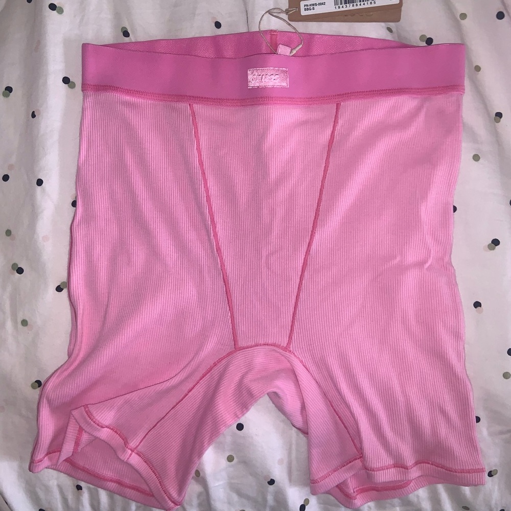 SOLD Skims Cotton Rib Boxer Bubblegum Pink Size Small (S)